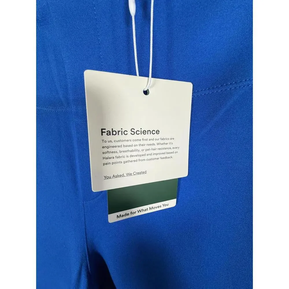 NWT Halara Flex High Waist Back Side Pkt Slight Flare Work Pant Princess Blue XS - Picture 6 of 12